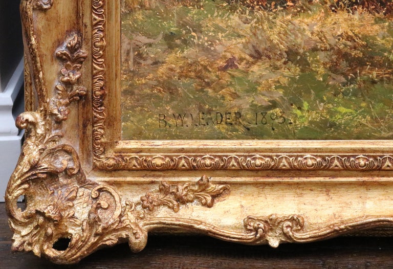 Benjamin Williams Leader Evening Glow 19th Century Worcestershire