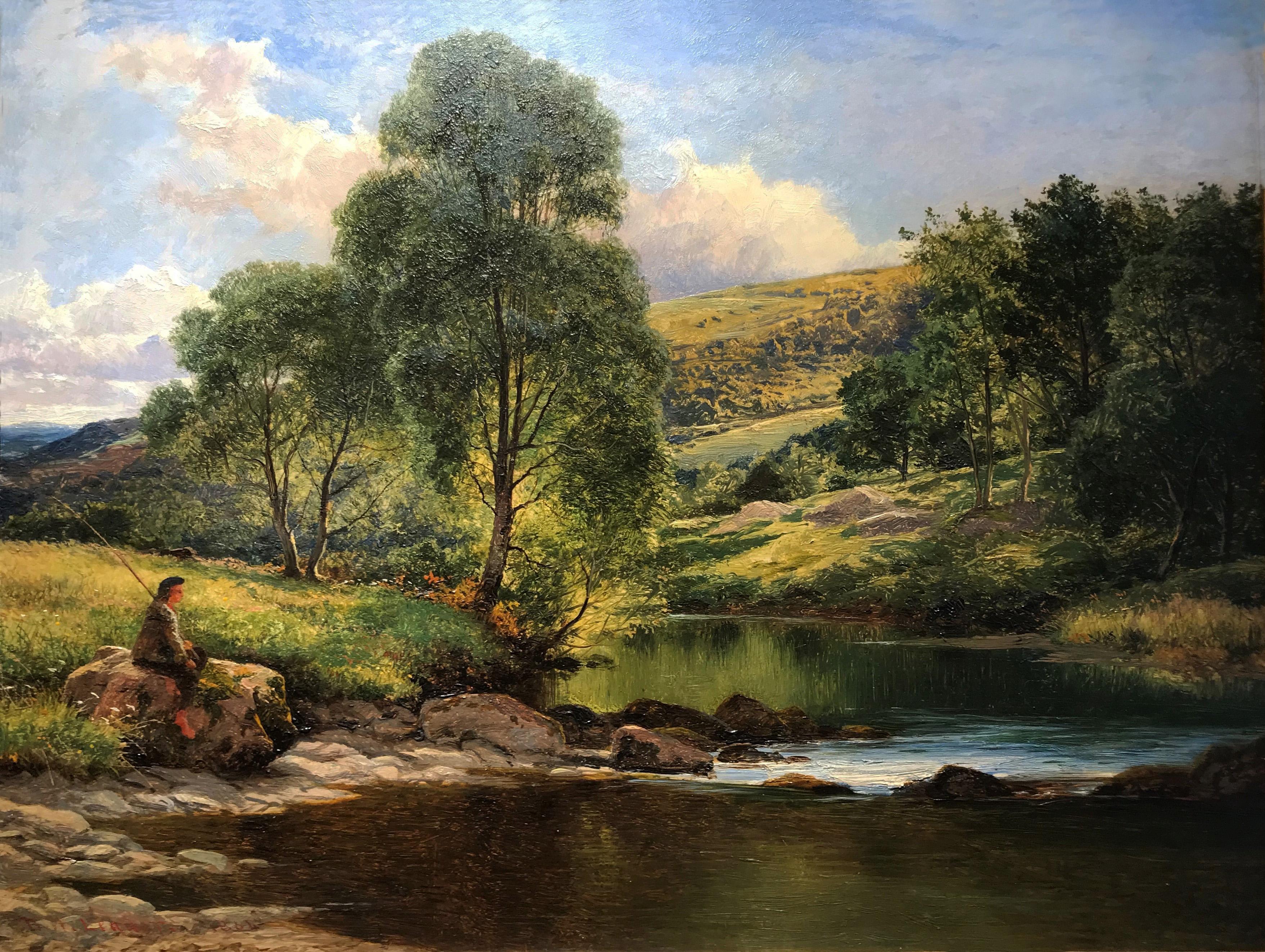 Benjamin Williams Leader Landscape Painting - The River Llugwy At Capel Curig