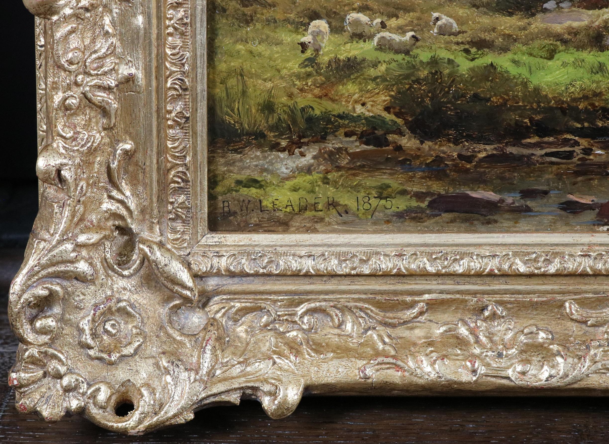 The Source of the Moon - 19th Century Scottish Highlands Landscape Oil Painting 8