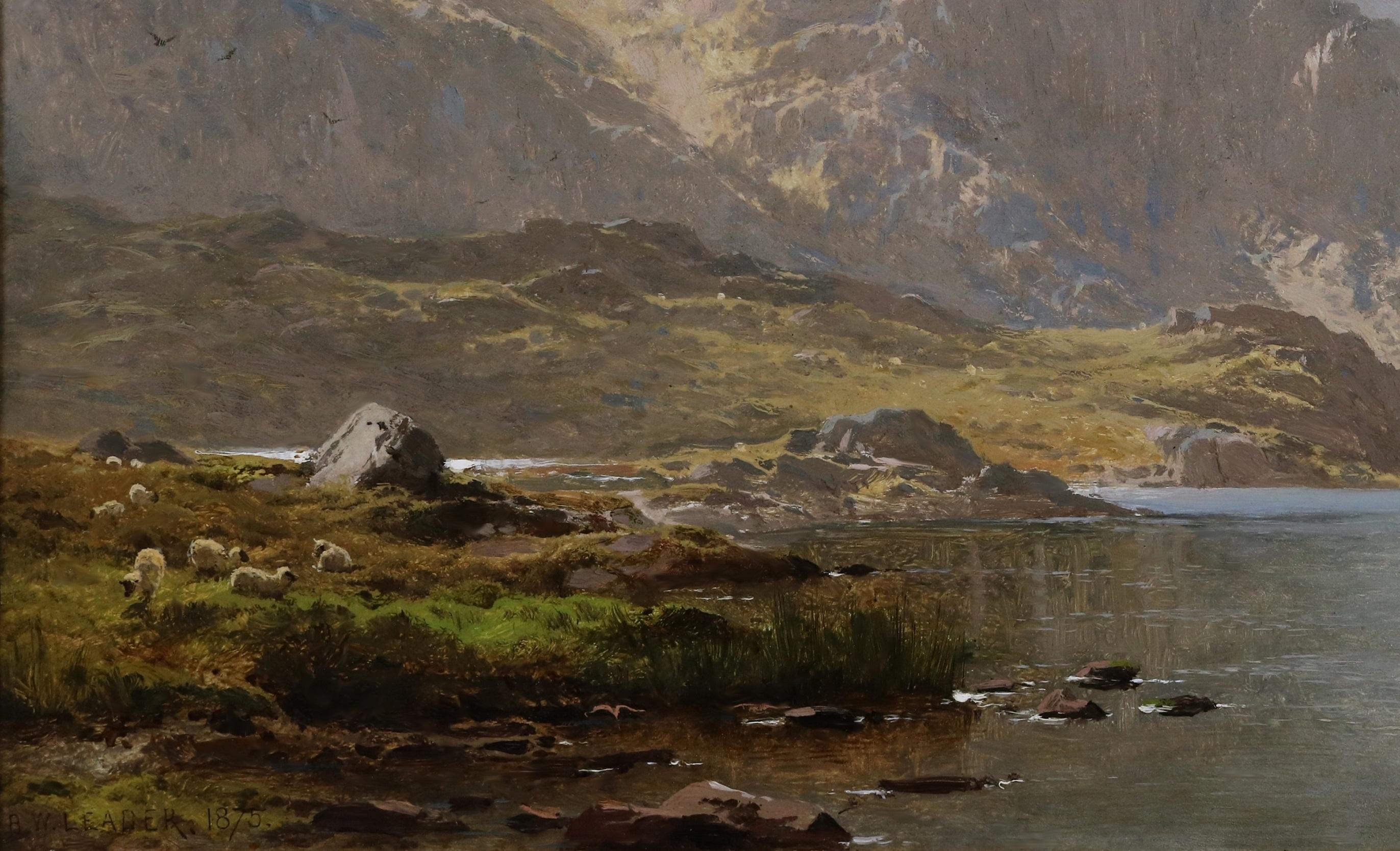 The Source of the Moon - 19th Century Scottish Highlands Landscape Oil Painting 2