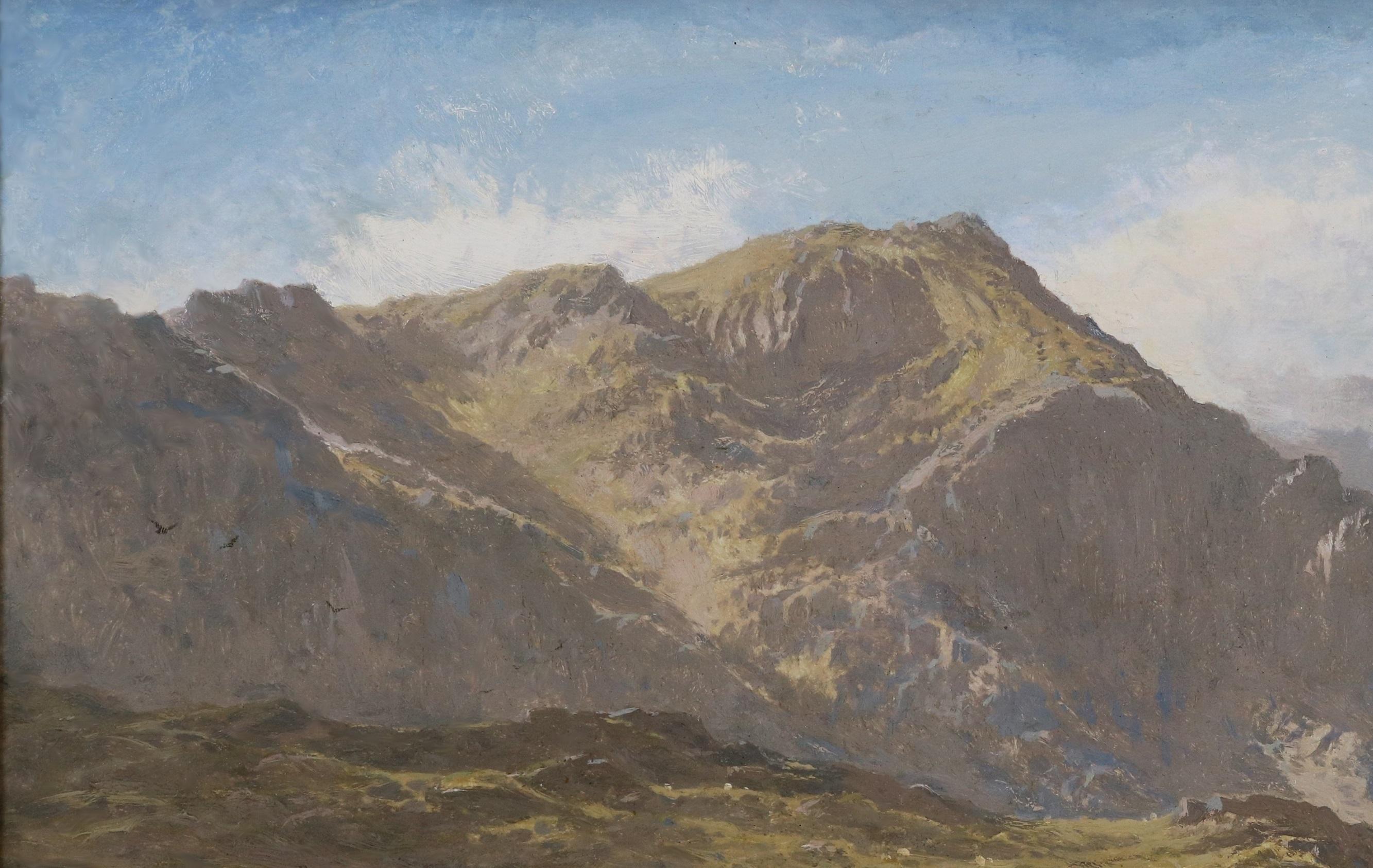 The Source of the Moon - 19th Century Scottish Highlands Landscape Oil Painting 4