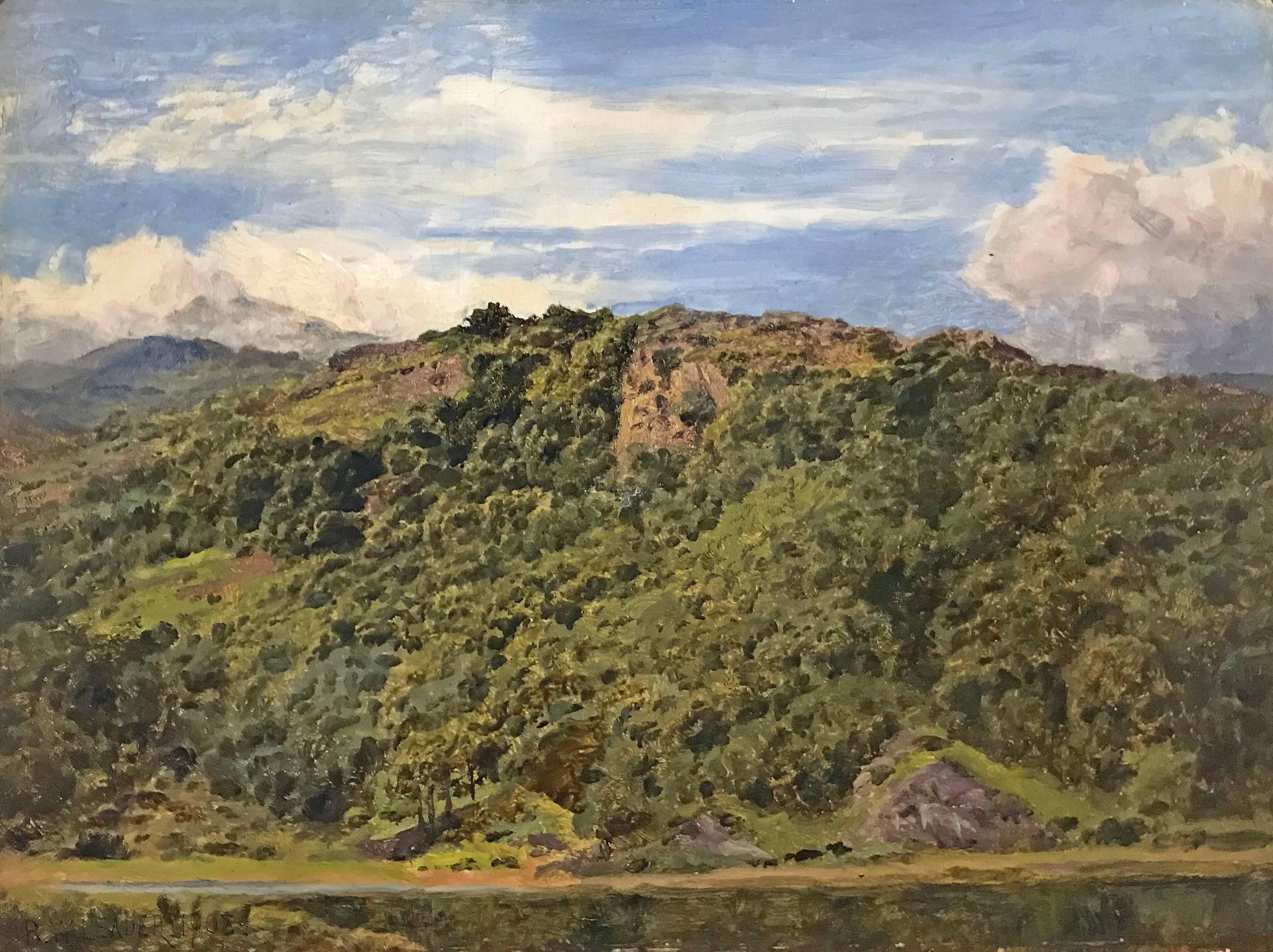 Betws-y-Coed, North Wales - Painting by Benjamin Williams Leader