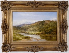 On the River Llugwy A Welsh Landscape with Fishermen