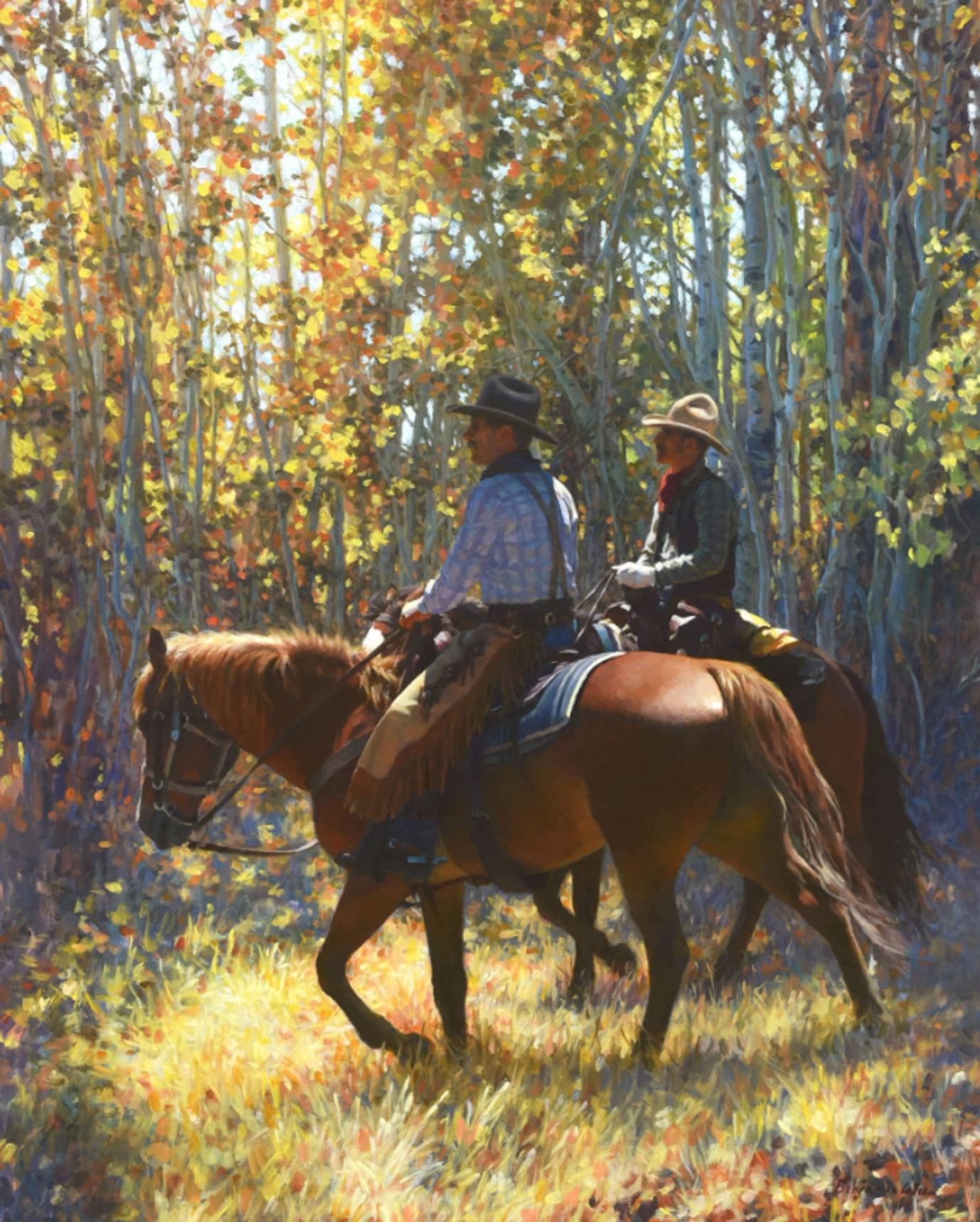 Herbst (Realismus), Painting, von Benjamin Wu
