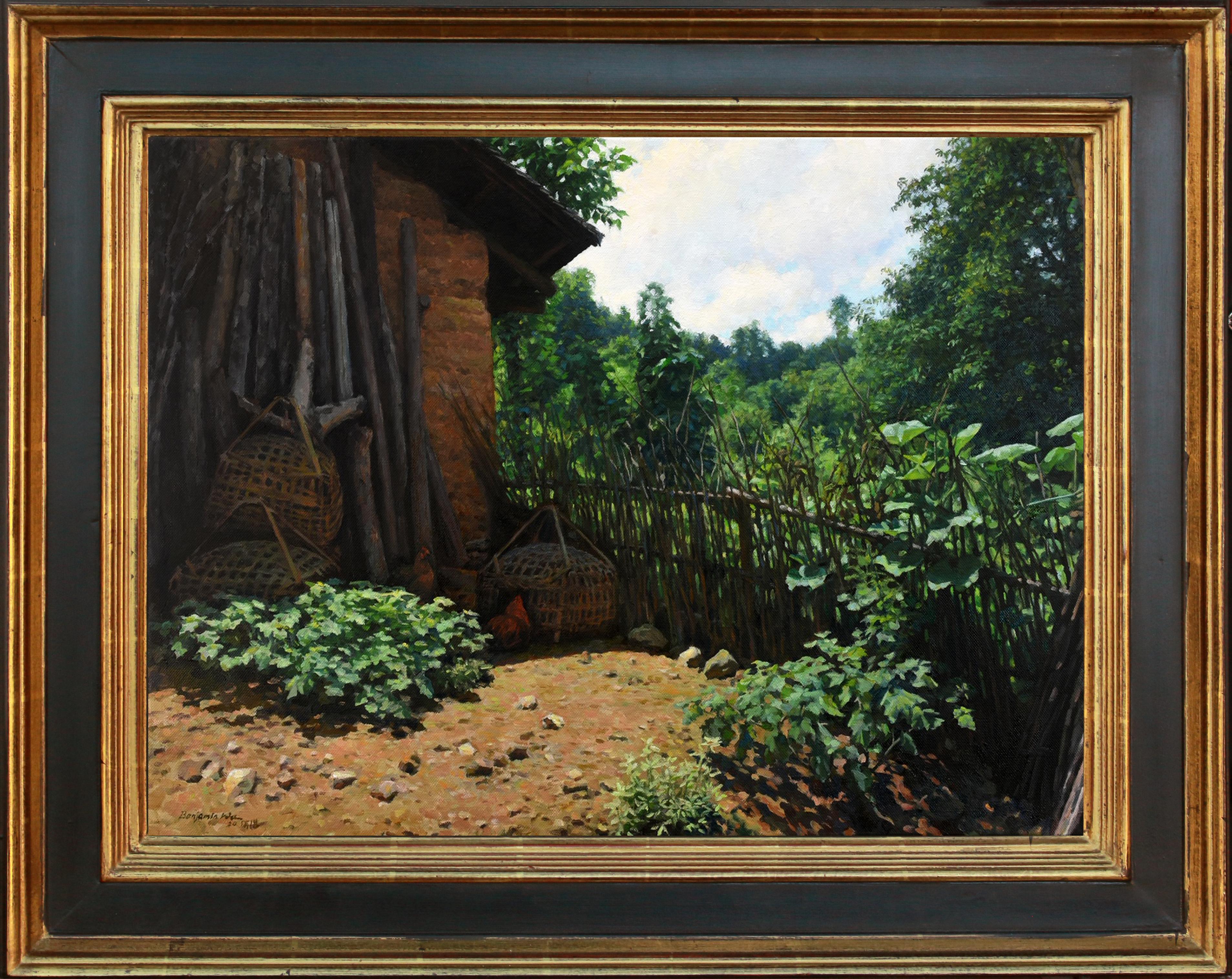 Bergdorf – Painting von Benjamin Wu