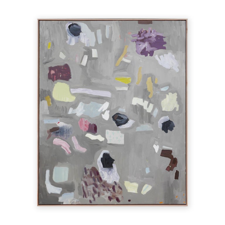 Benji Stiles "Abstract (Gray Study 1)" Contemporary Pastel