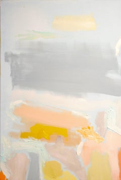 "Cake Bake Birthday Hat" Contemporary Pastel Expressionist Abstract Painting