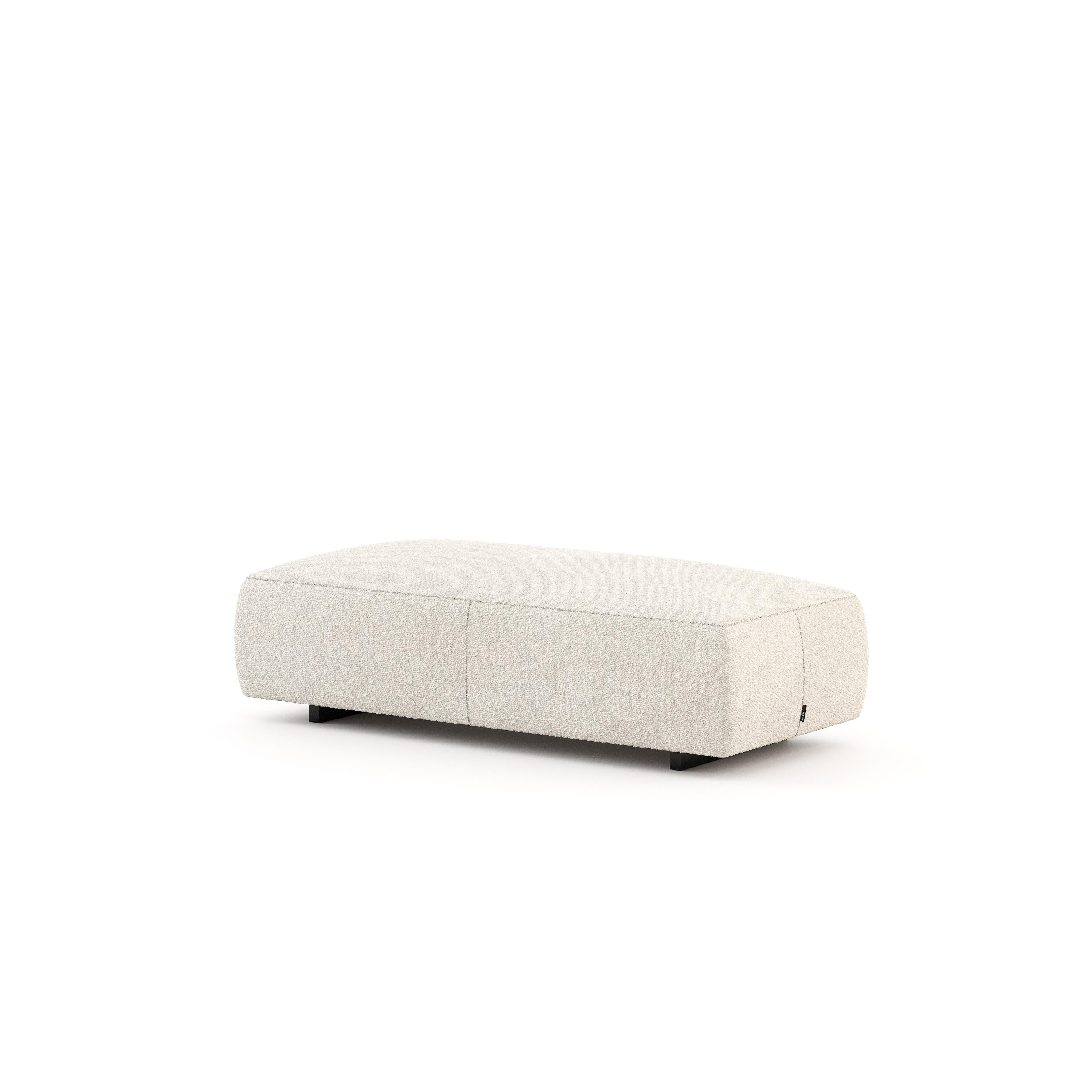 Modern Upholstered bench with custom solutions by Laskasas For Sale