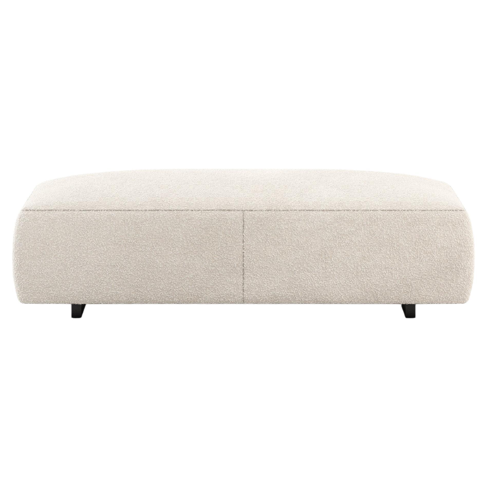 Upholstered bench with custom solutions by Laskasas For Sale
