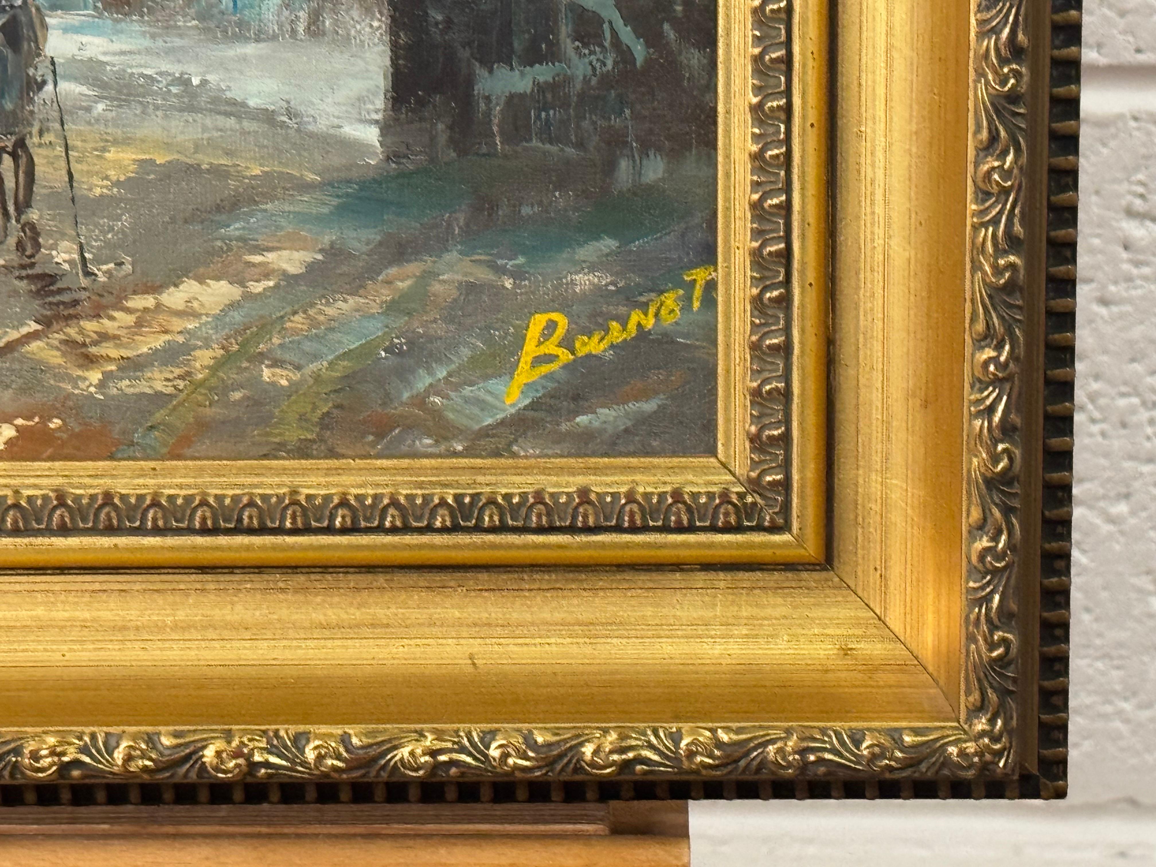 Pariser Straßenszene mit Figuren eines britischen Künstlers im Angebot 4