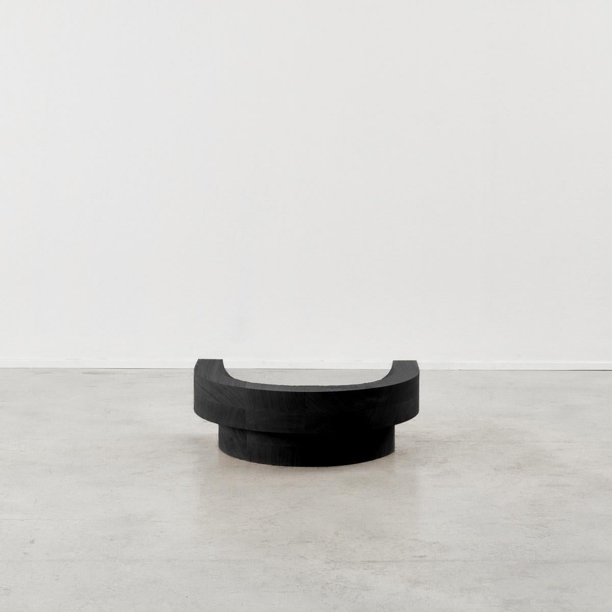Benni Allan 'Low Seat' in blackened oak by EBBA, UK, 2023 In New Condition For Sale In London, GB