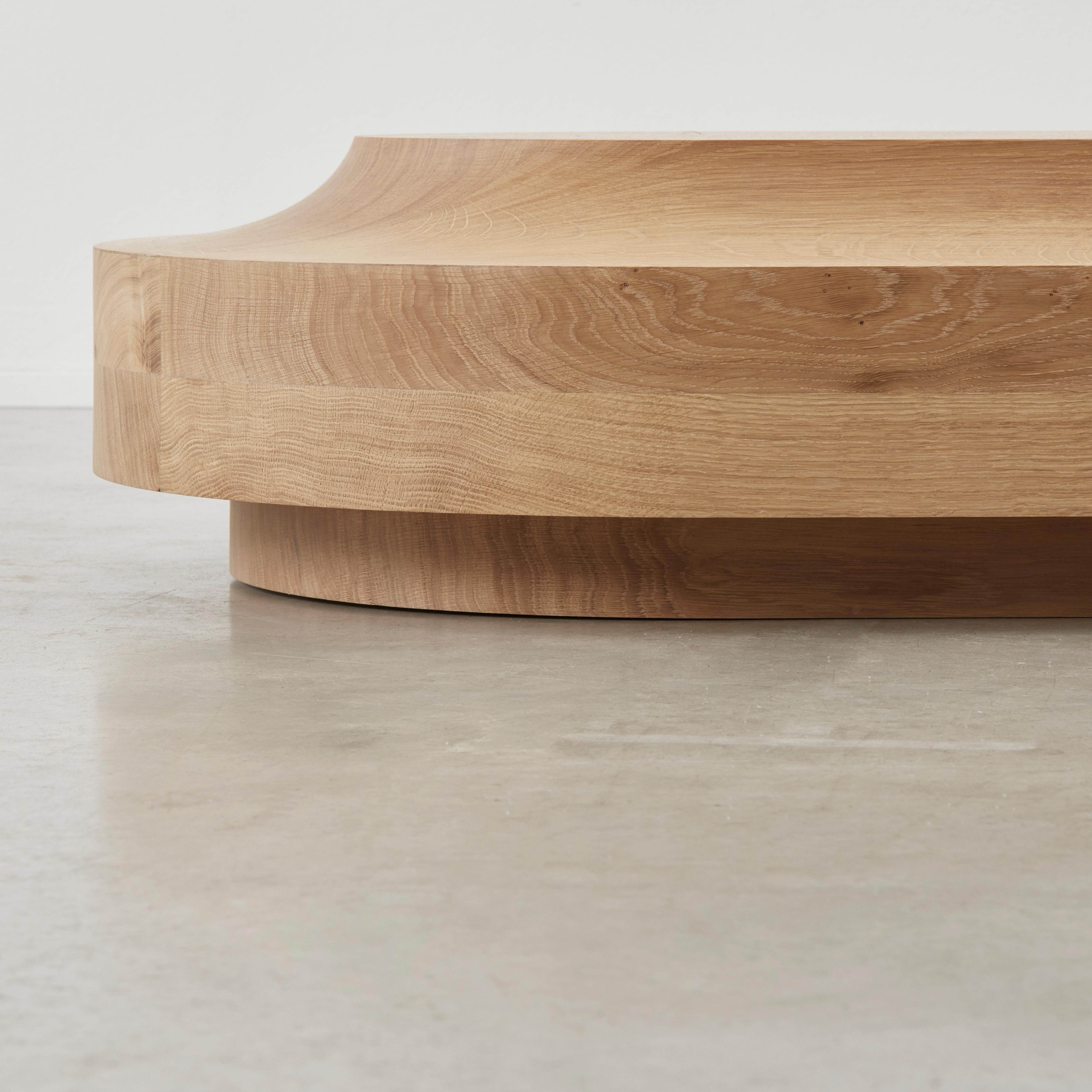 Benni Allan 'Low Table One' in oak by EBBA, UK, 2022 For Sale 7