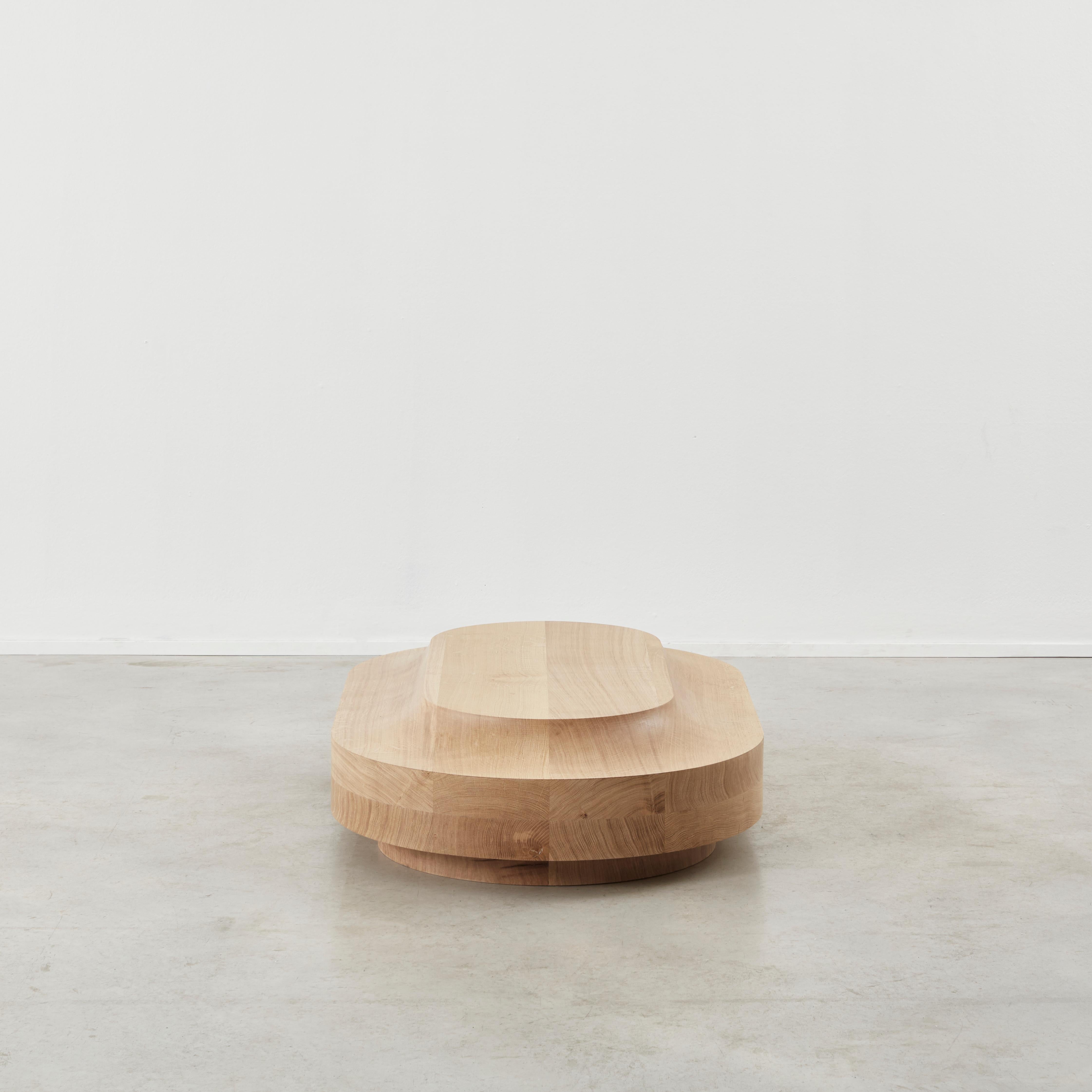 Benni Allan 'Low Table One' in oak by EBBA, UK, 2022 For Sale 1