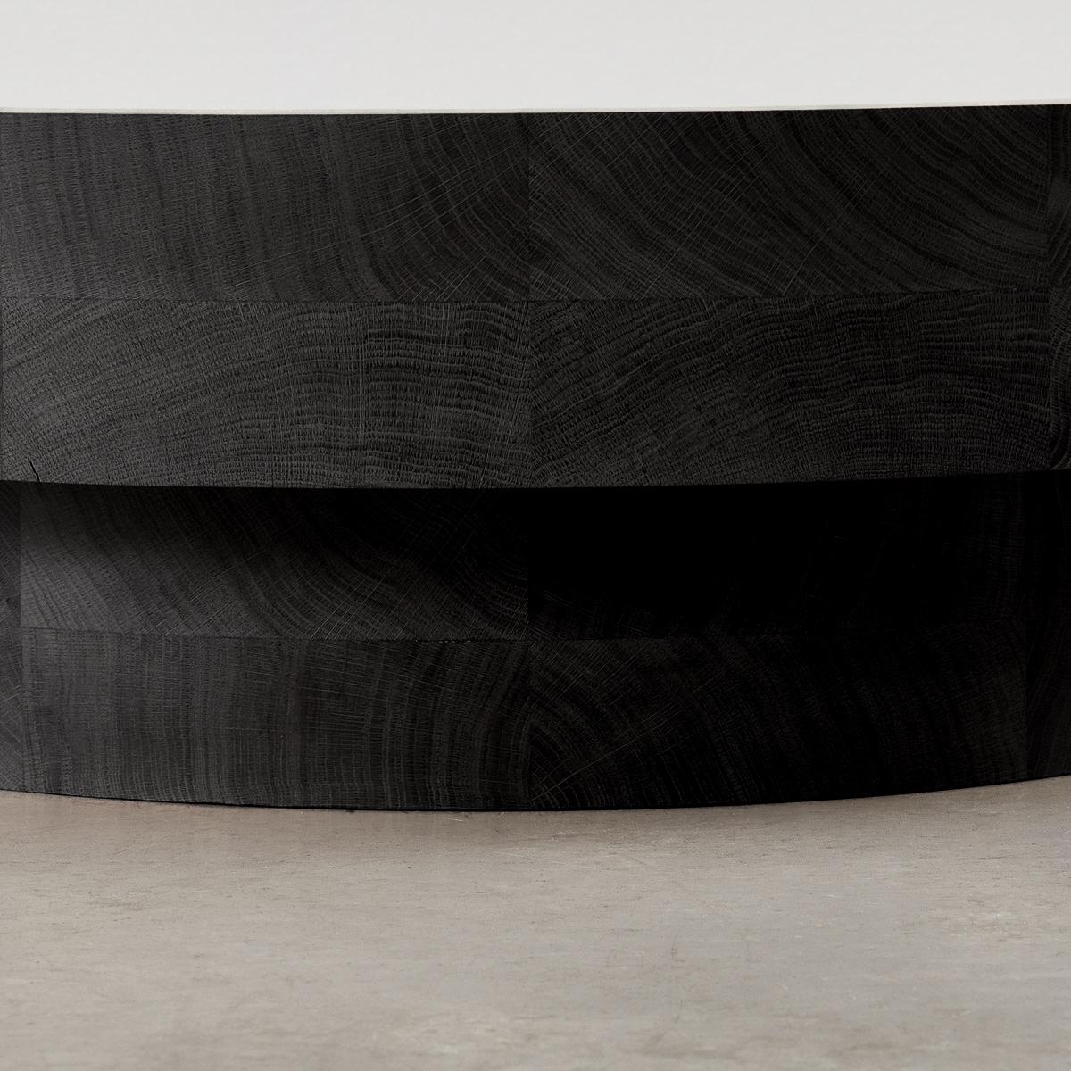 Benni Allan 'Low Table Two' in blackened oak by EBBA, UK, 2023 In New Condition For Sale In London, GB