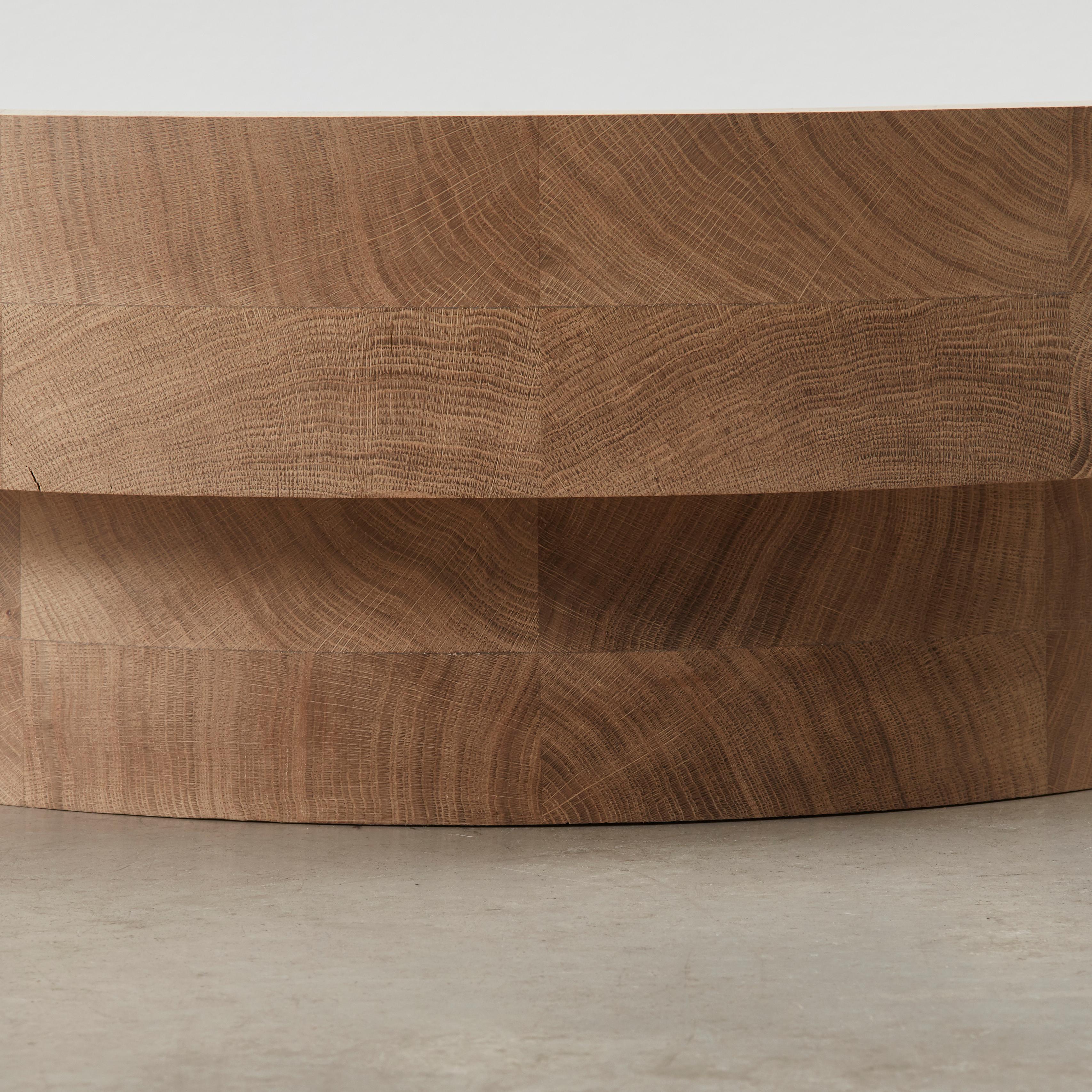 Contemporary Benni Allan 'Low Table Two' in oak by EBBA, UK, 2022 For Sale