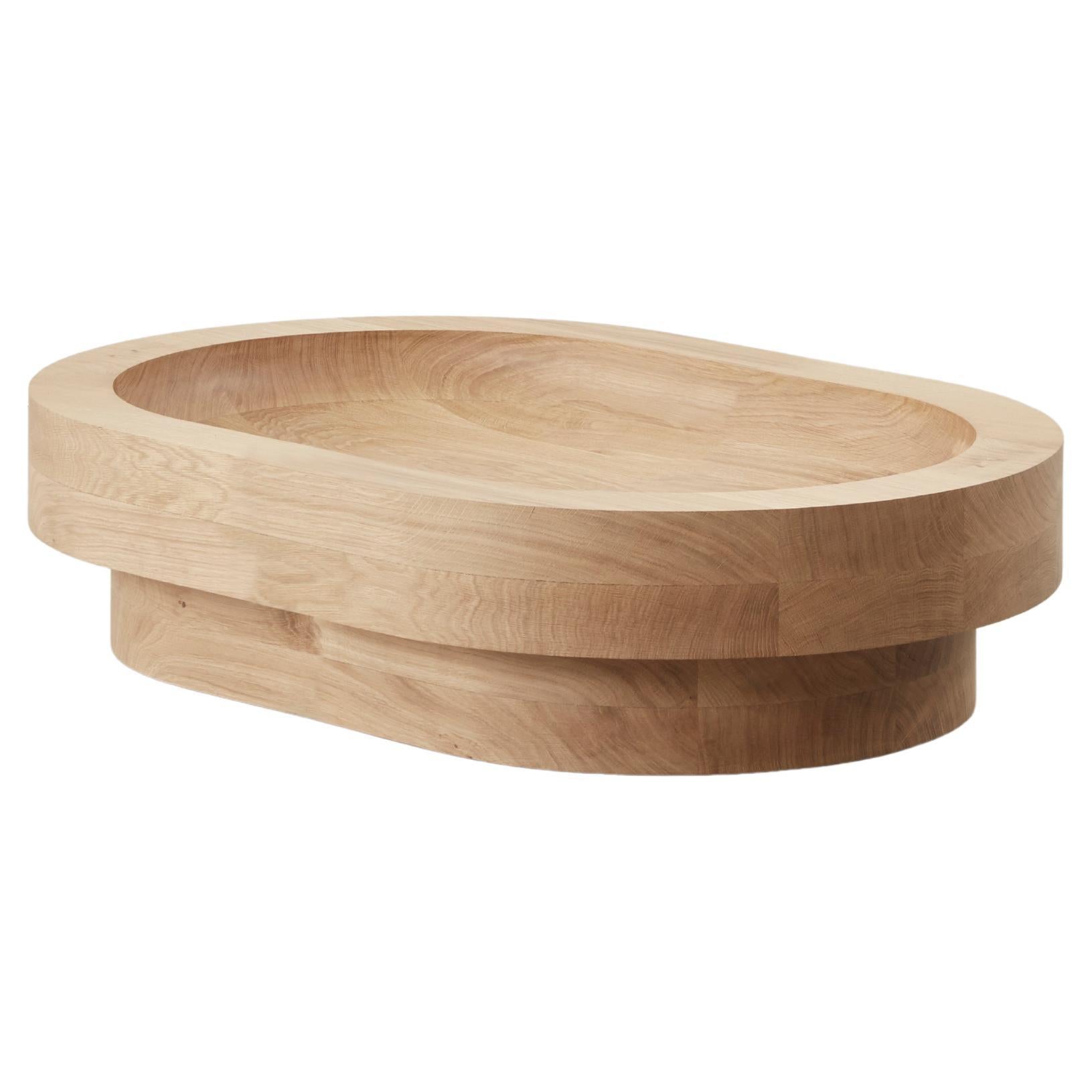 Benni Allan 'Low Table Two' in oak by EBBA, UK, 2022 For Sale