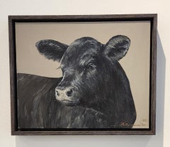 King George, Oil on Canvas, Paraguayan Artist, Cattle, Realism, Loma Plata