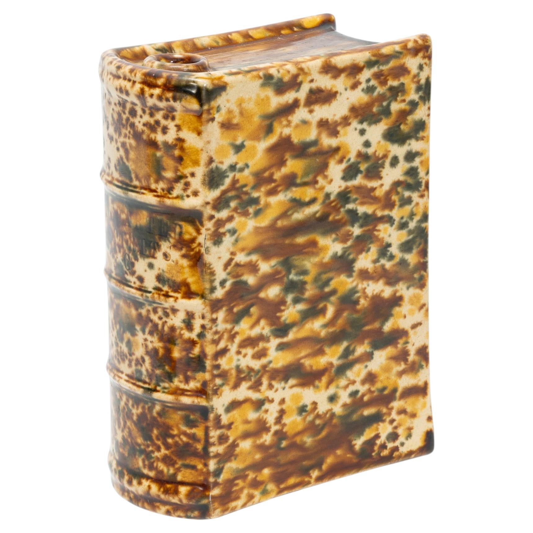 Bennington Pottery Flint Book Flask