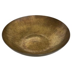 Benno Meyer Bauhaus Large Hammered Bronze Bowl