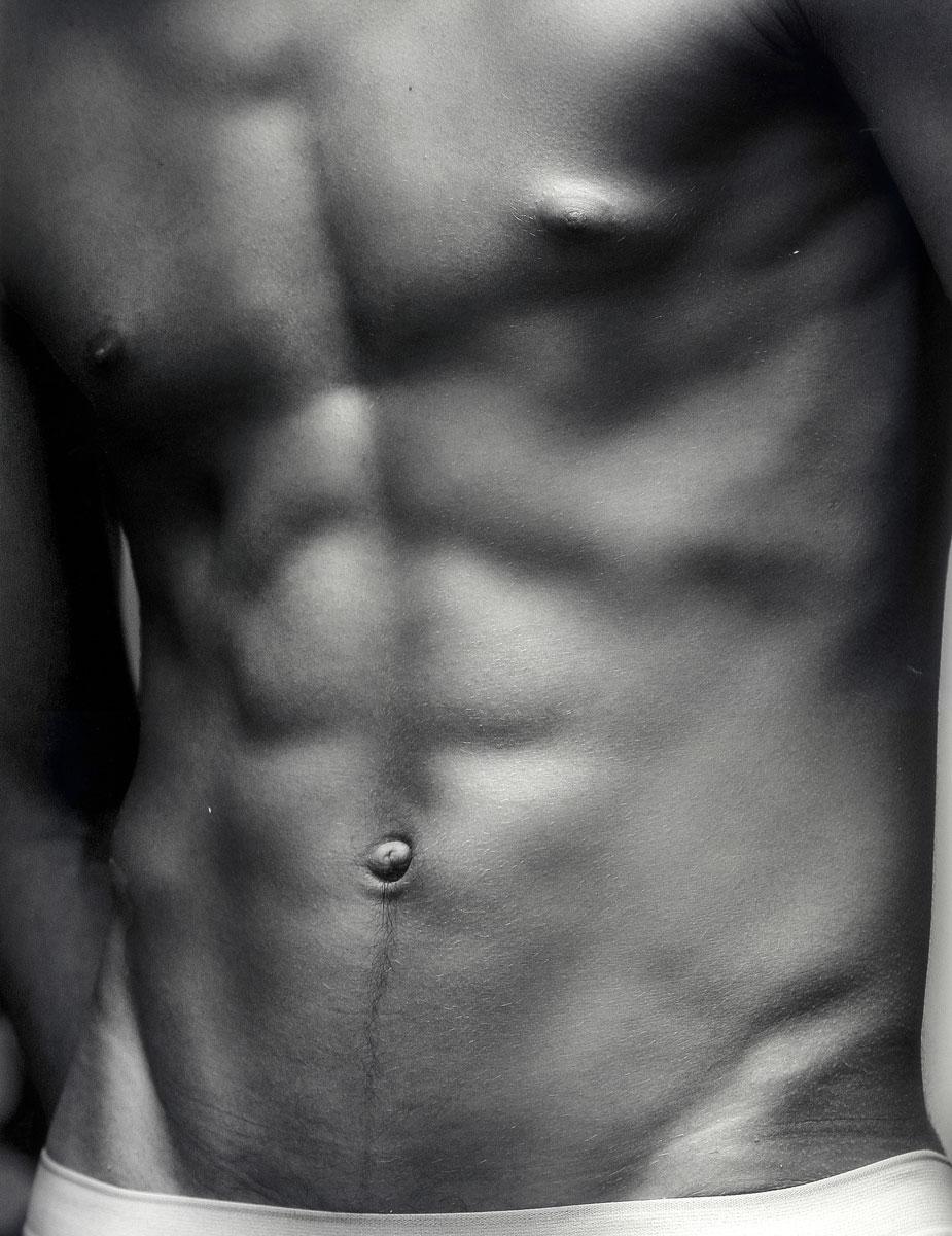 Benno Thoma Nude Photograph - Mohamed (Magnificent sculpted abs of a young Czech maleI