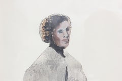 "The Reaper" Abstract Assemblage Figurative Painting