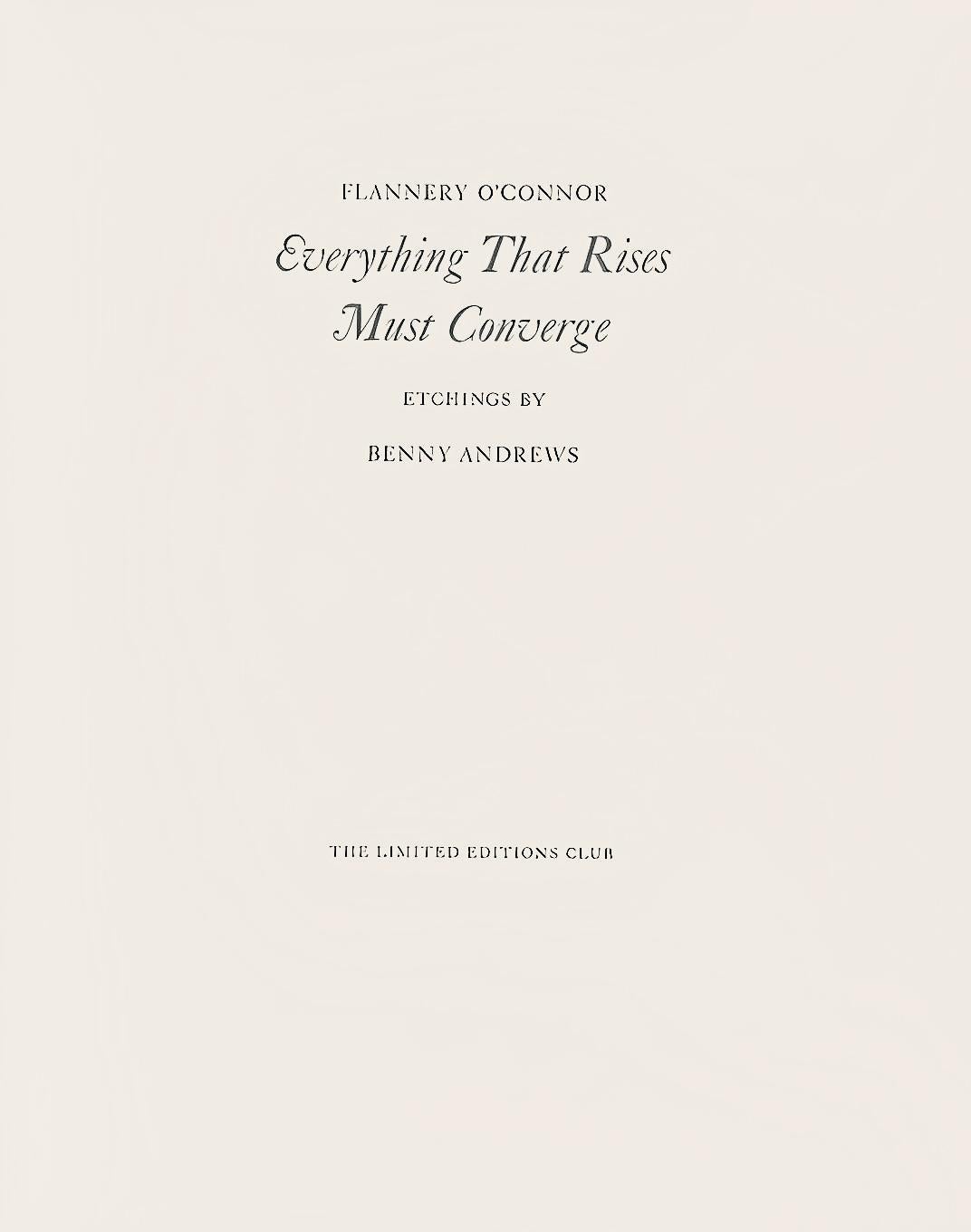 Composition, Everything That Rises Must Converge For Sale 1