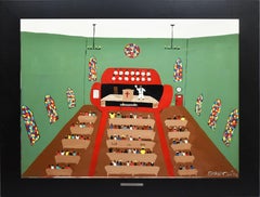 "The Reverend Howard Finster" Vintage Folk Art Church Interior by Benny Carter