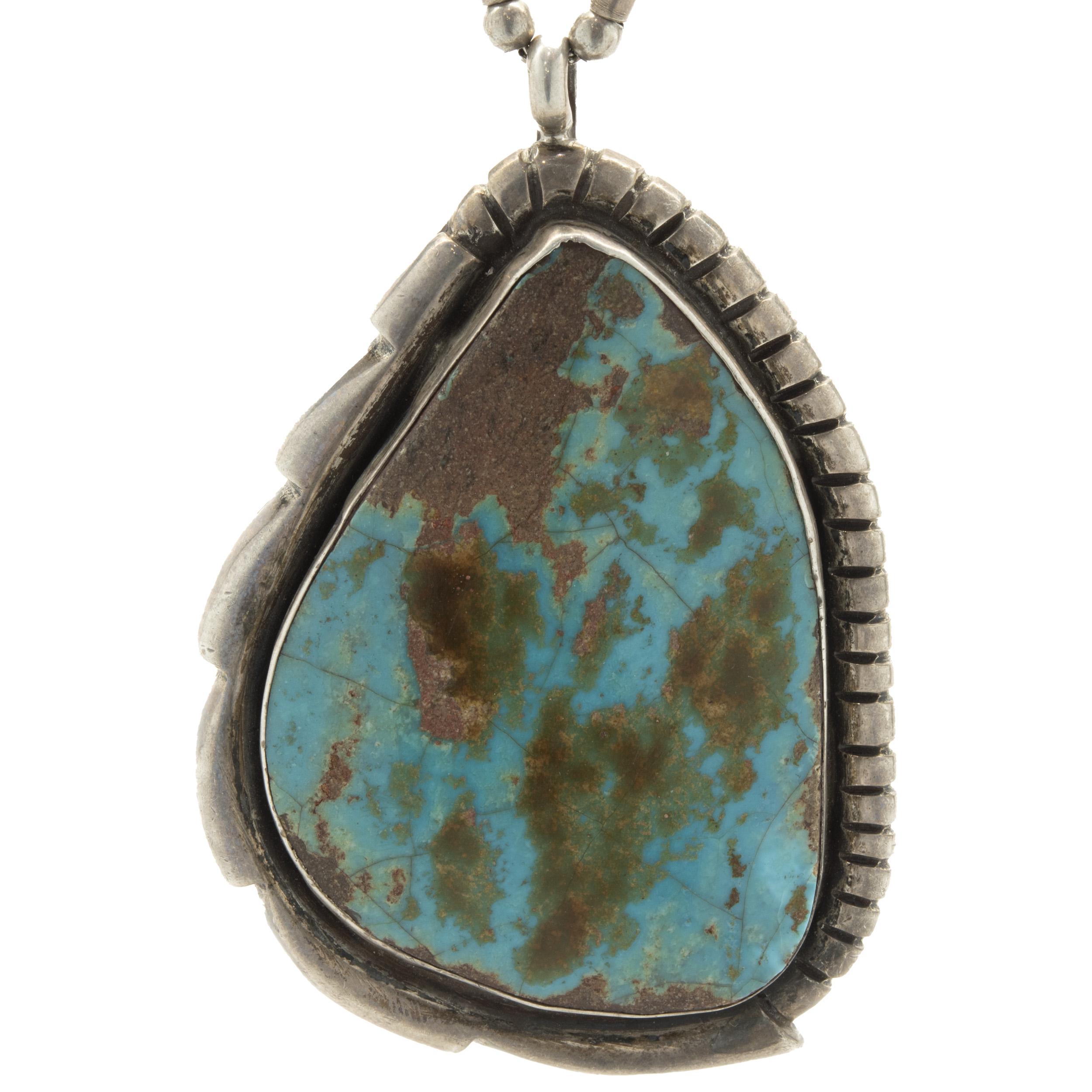 Designer: Benny Chapo
Material: sterling silver
Weight:  102.90 grams
Dimensions: necklace measures 25-inches in length 