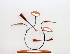 Valeria - Abstract Mixed Media Sculpture, Modern Flower Design, 2010+