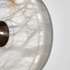 Aplique de pared Benny Light Bronce y Alabastro