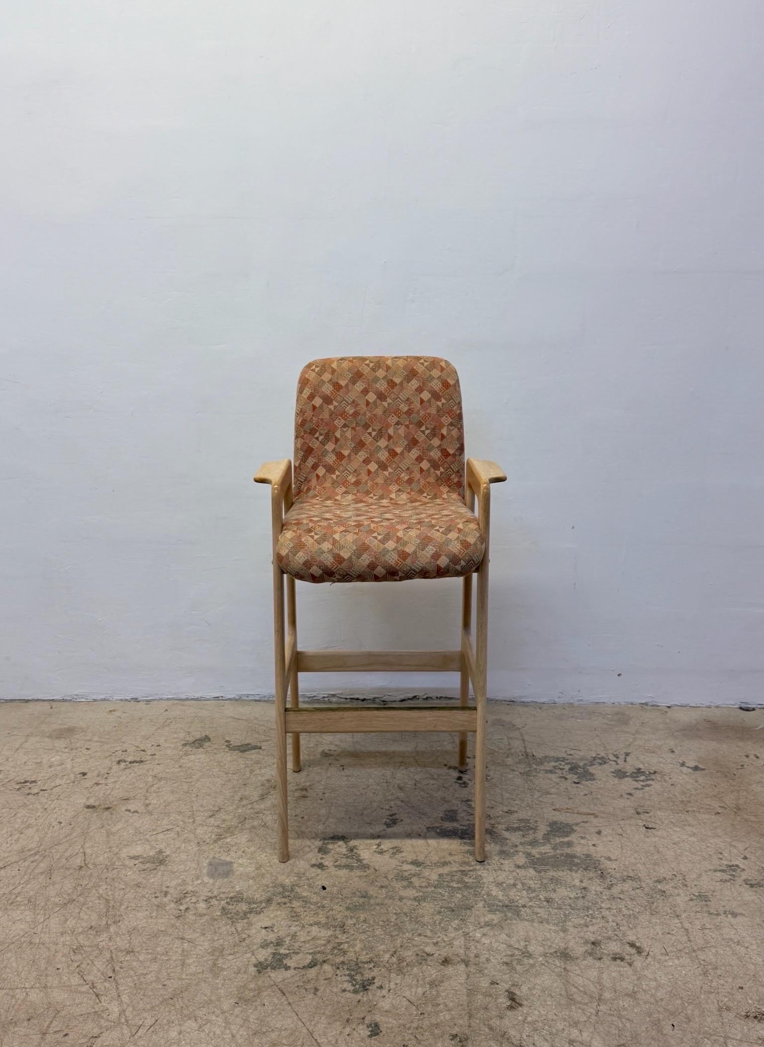 Mid-Century Modern Benny Linden Design Barstools, 1990s - Set of Three For Sale