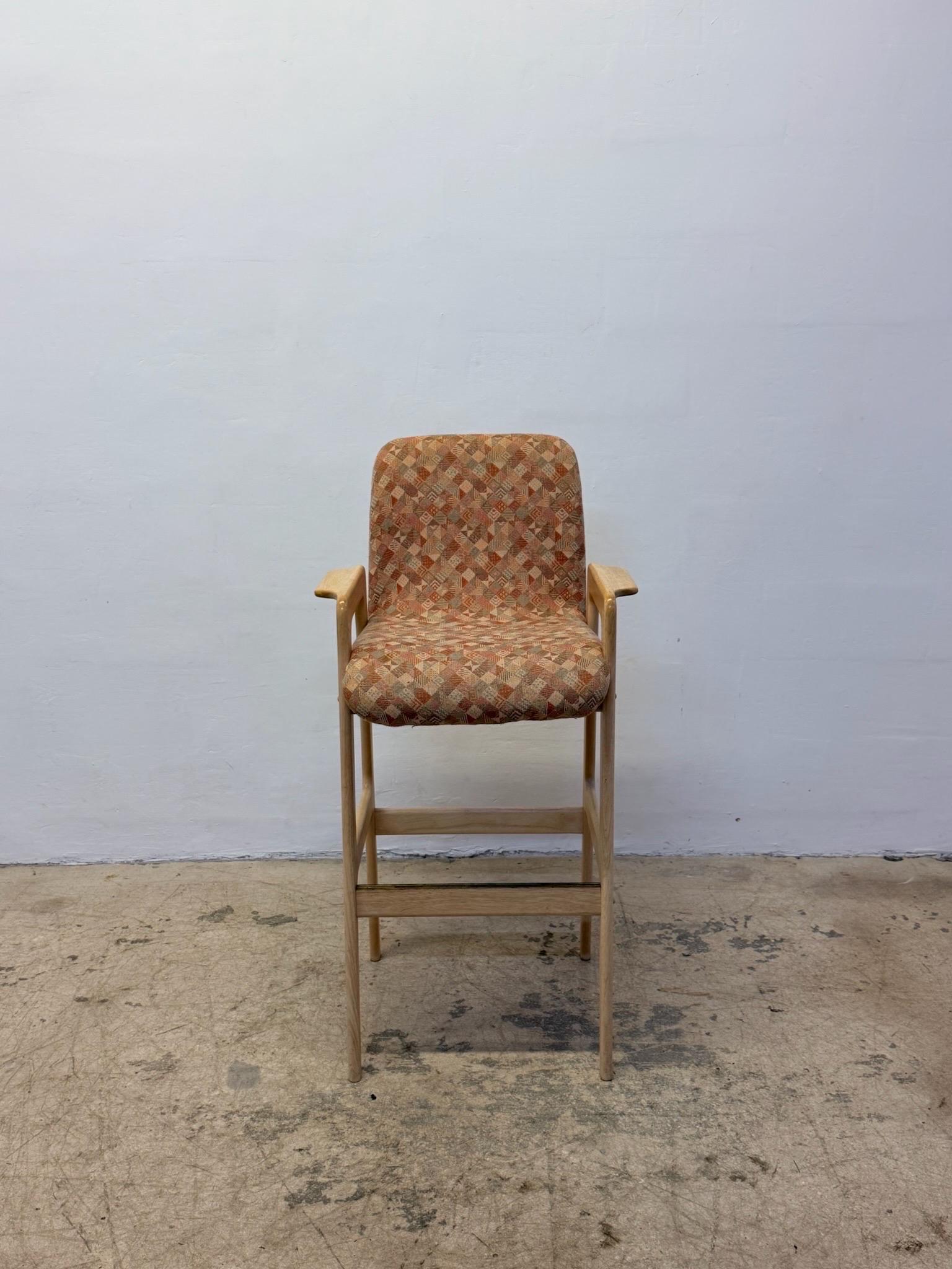 Fabric Benny Linden Design Barstools, 1990s - Set of Three For Sale