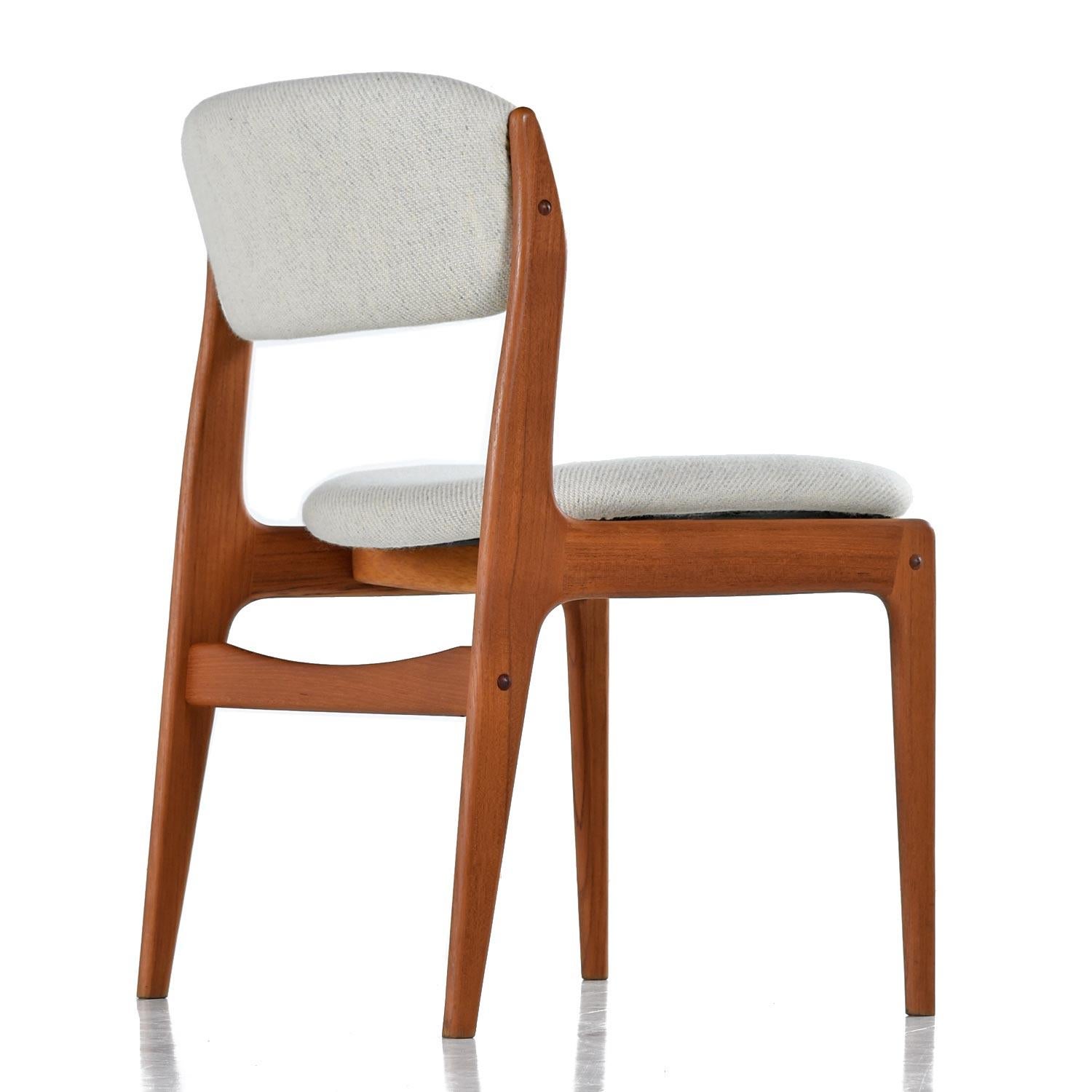 Late 20th Century Benny Linden Scandinavian Modern Solid Teak Dining Chairs