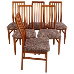 Benny Linden Style Teak Dining Chairs by SVA Møbler
