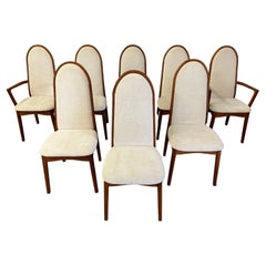 Danish Modern style Teak High Back Dining Chairs