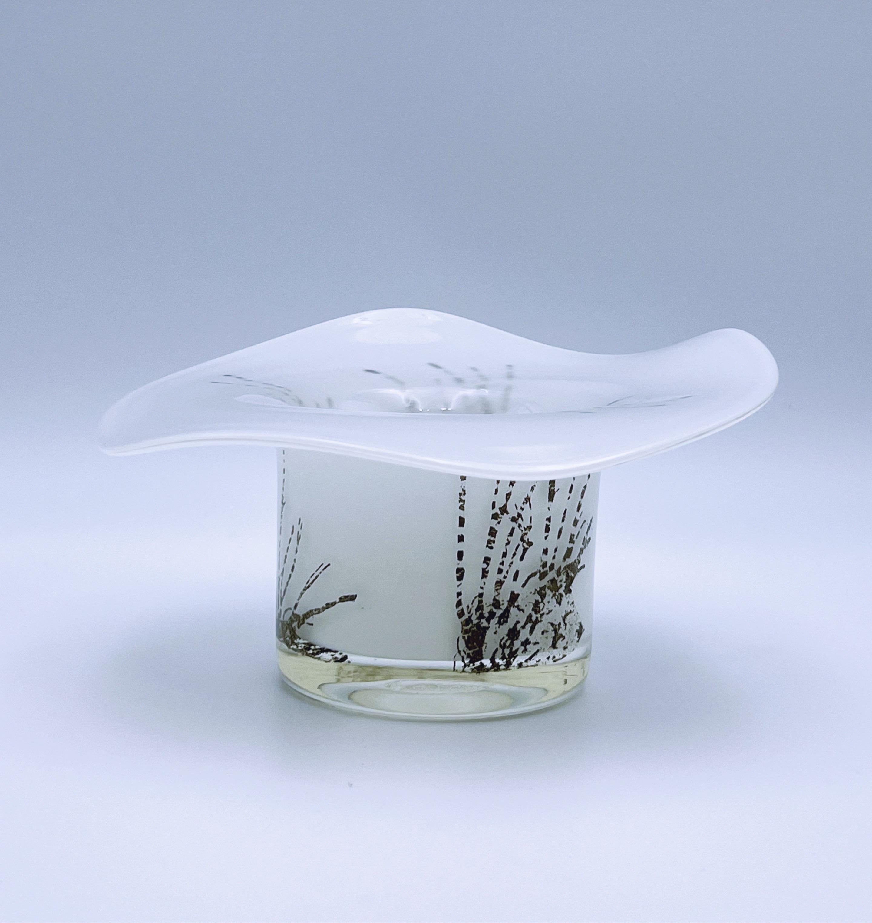 Benny Motzfeldt (1909-1996) per PLUS Norway, vaso in vetro artistico norvegese degli anni 1970/80 In condizioni ottime in vendita a Skien, NO