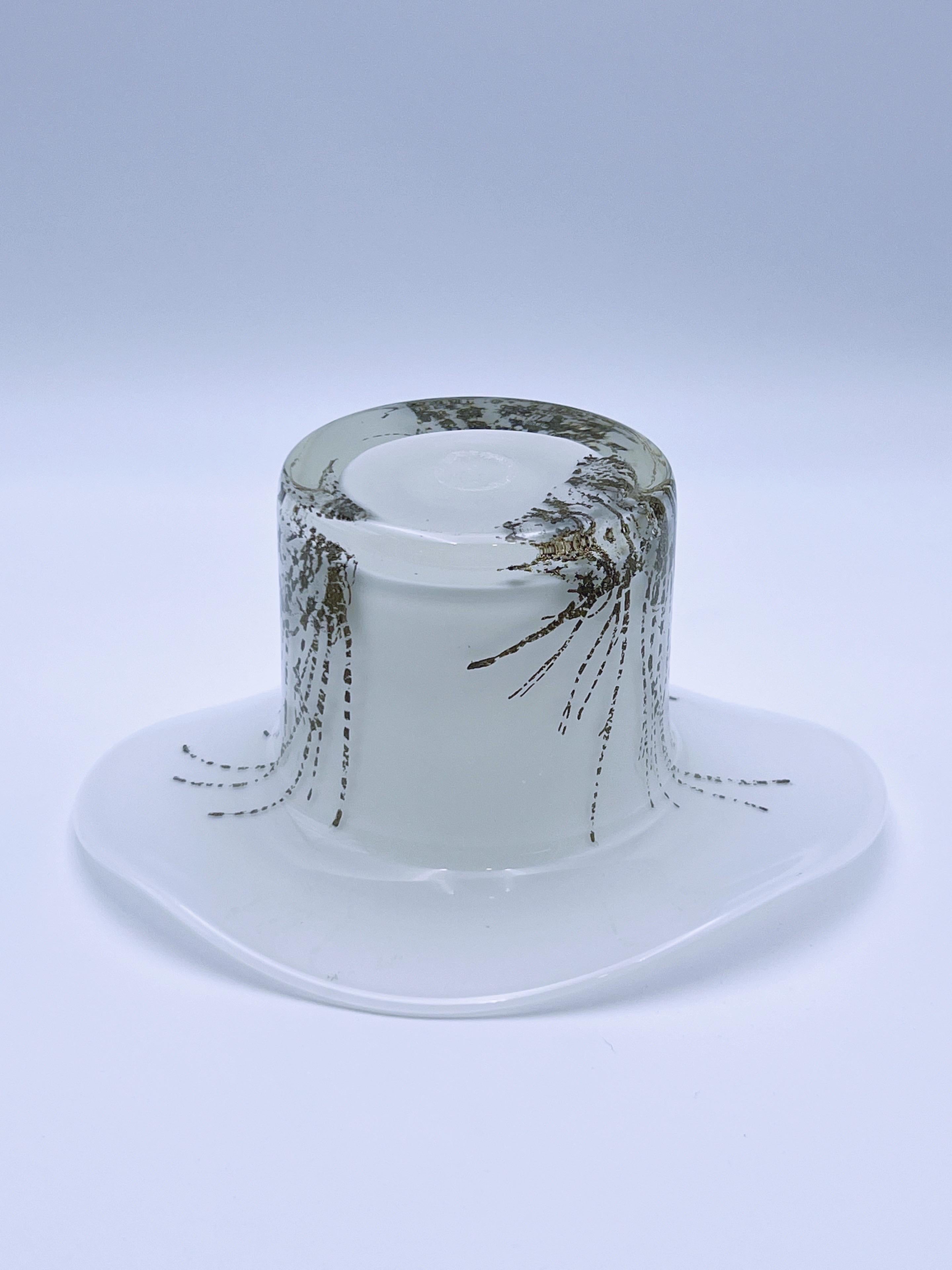 Vetro artistico Benny Motzfeldt (1909-1996) per PLUS Norway, vaso in vetro artistico norvegese degli anni 1970/80 in vendita
