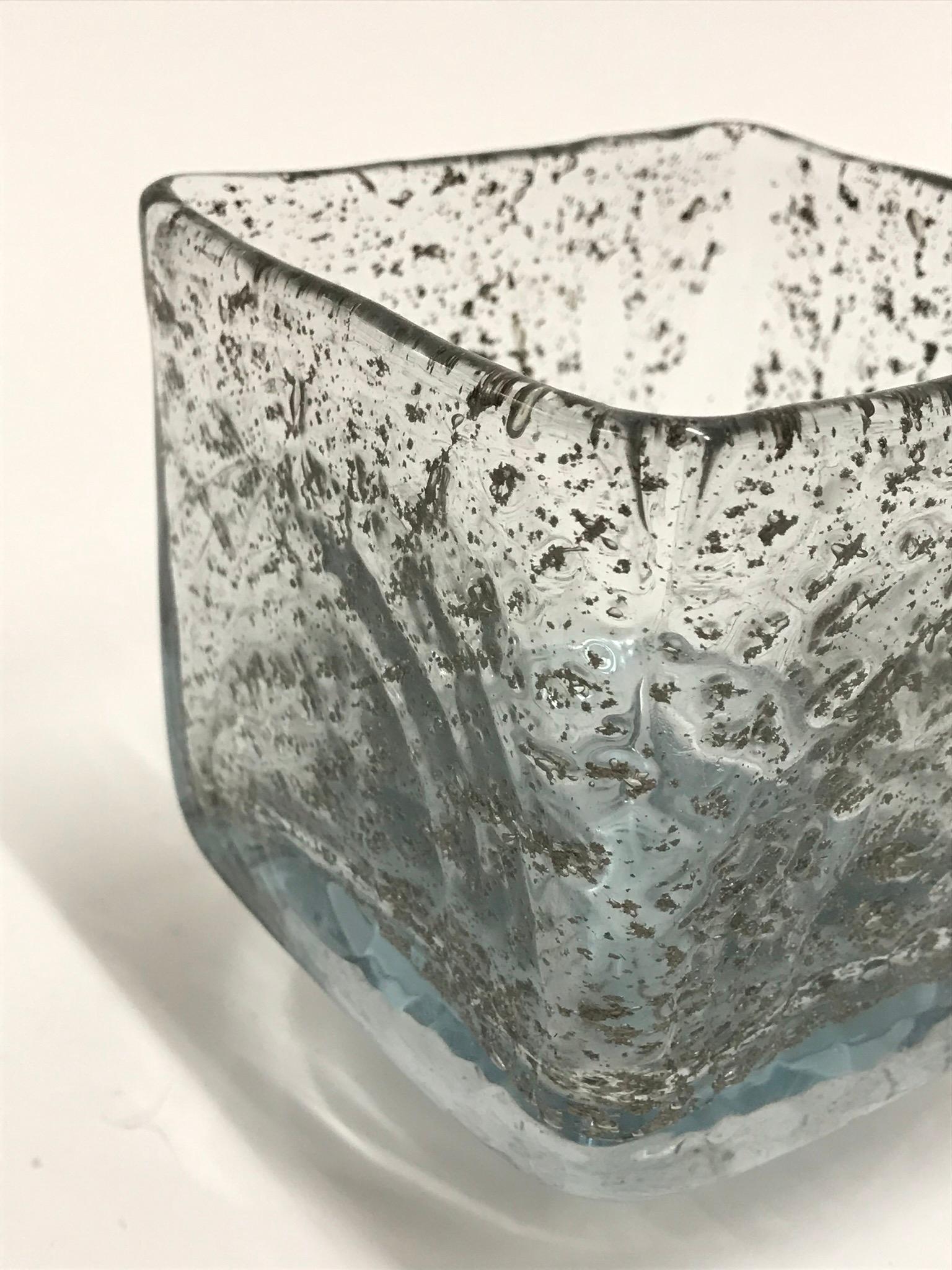 Mid-Century Modern Benny Motzfeldt Midcentury Hand Blown Glass Vase for Plus from 1970s For Sale