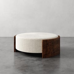 Benoit Coffee Table Ottoman in Luxe Berbers / Bouclés by Christiane Lemieux