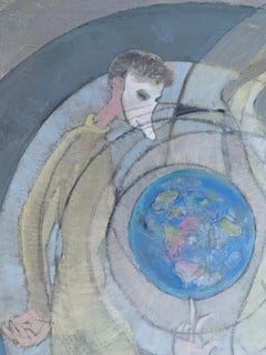 Benot Gilsoul « Untitled », peinture à l'huile originale sur toile