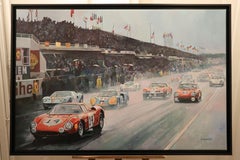 " Racing passion ", Painting, Oil on Canvas
