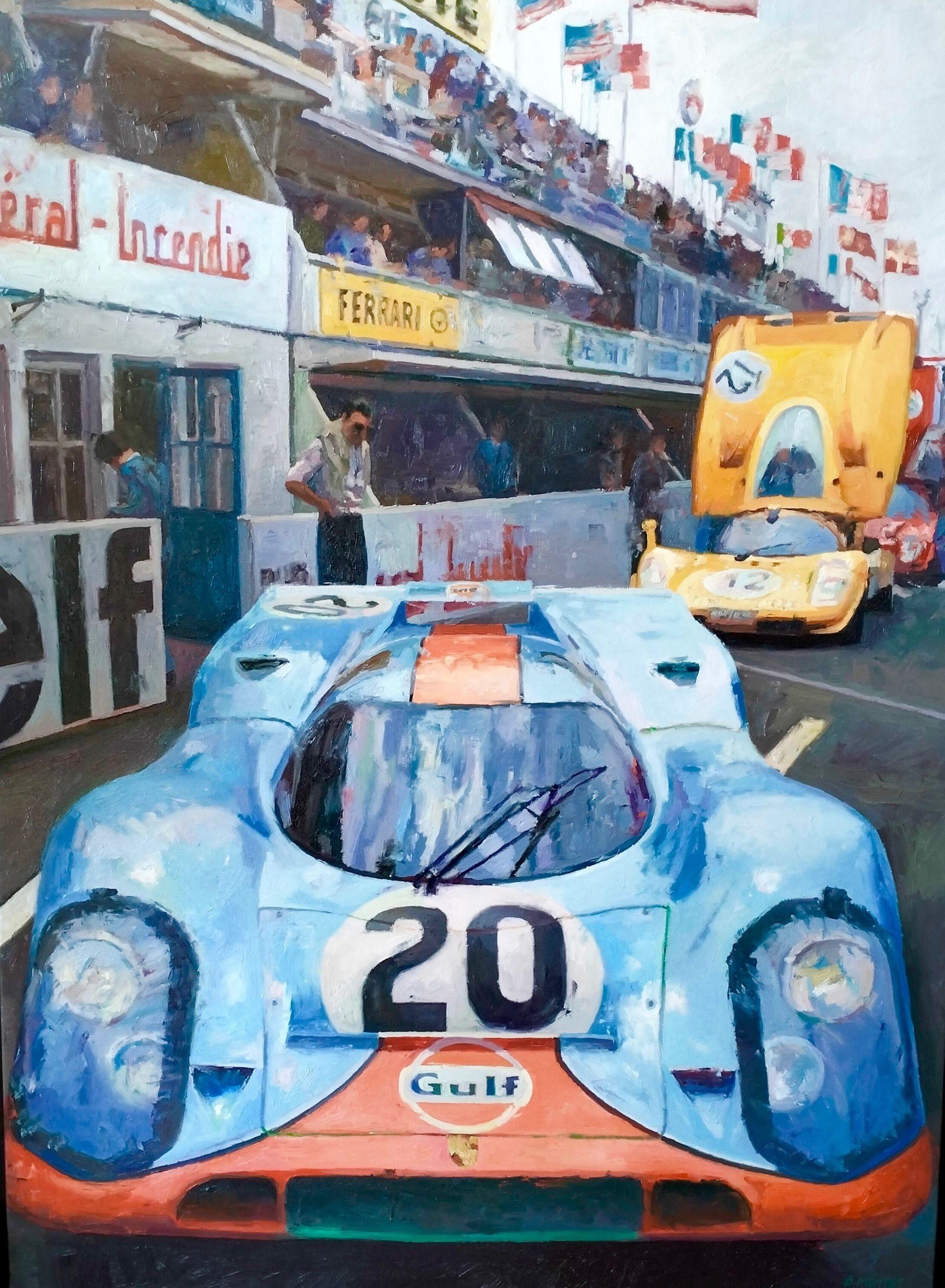 "Golfo 20", Pintura, Óleo sobre lienzo - Painting de Benoit Montet