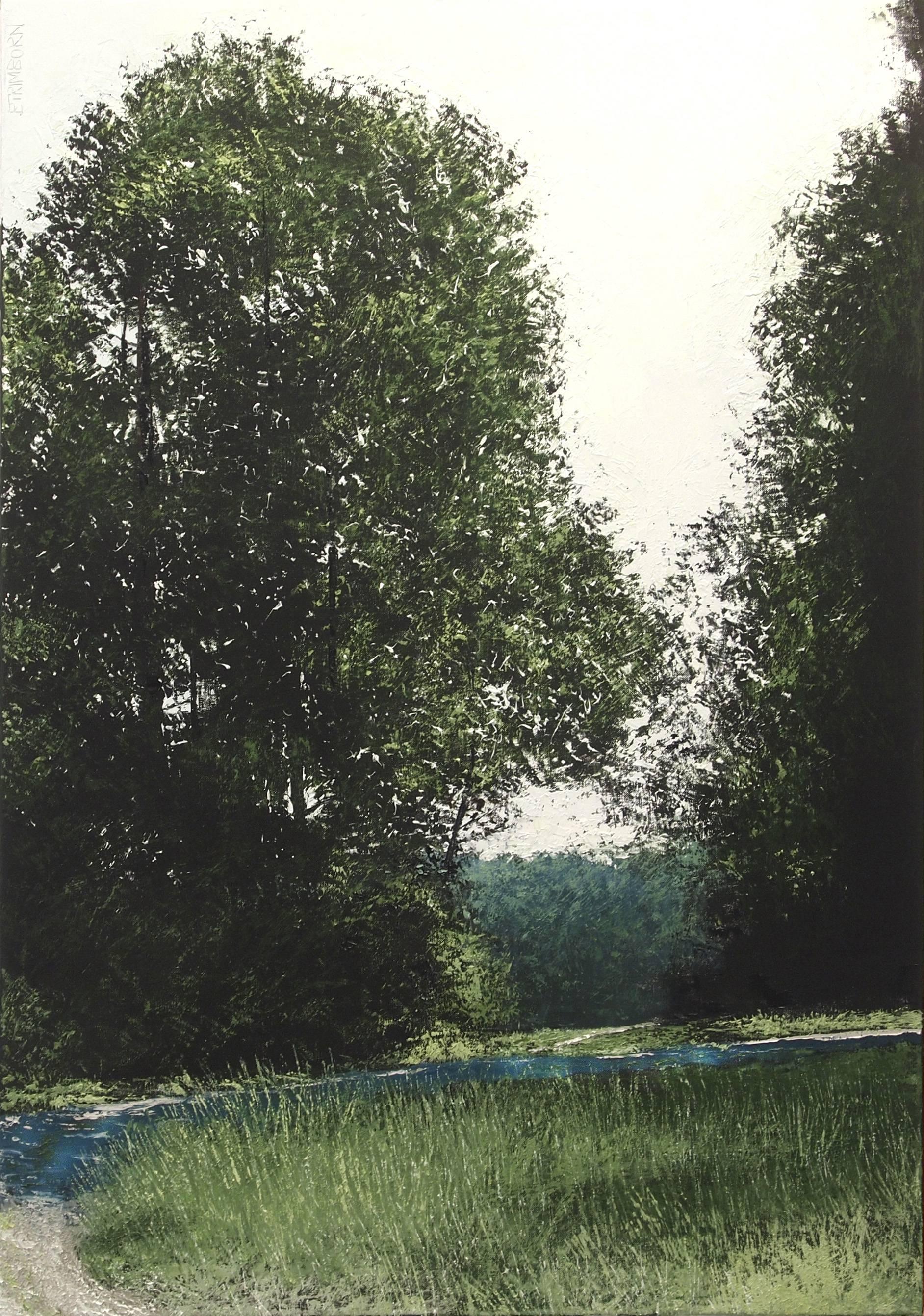 Benoît Trimborn Landscape Painting - LUMIERE D'ETE, oil paint