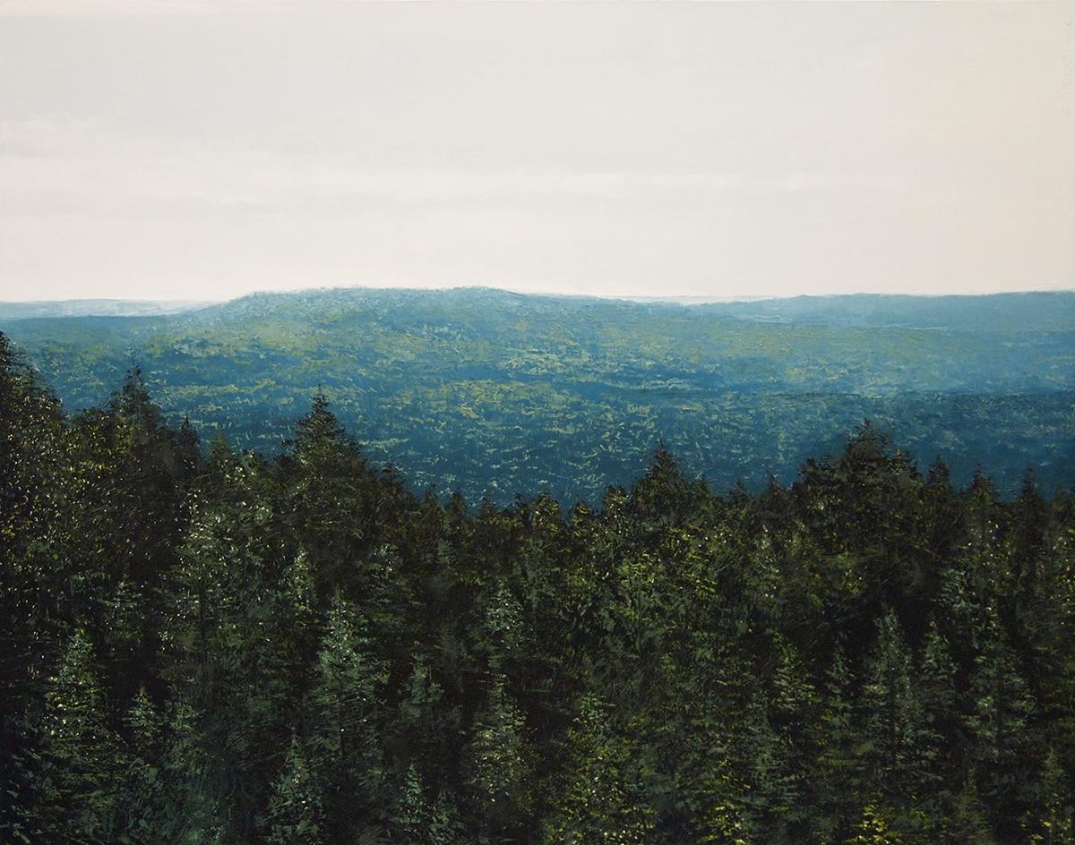 Landscape Painting Benoît Trimborn - Mont Saint-Odile