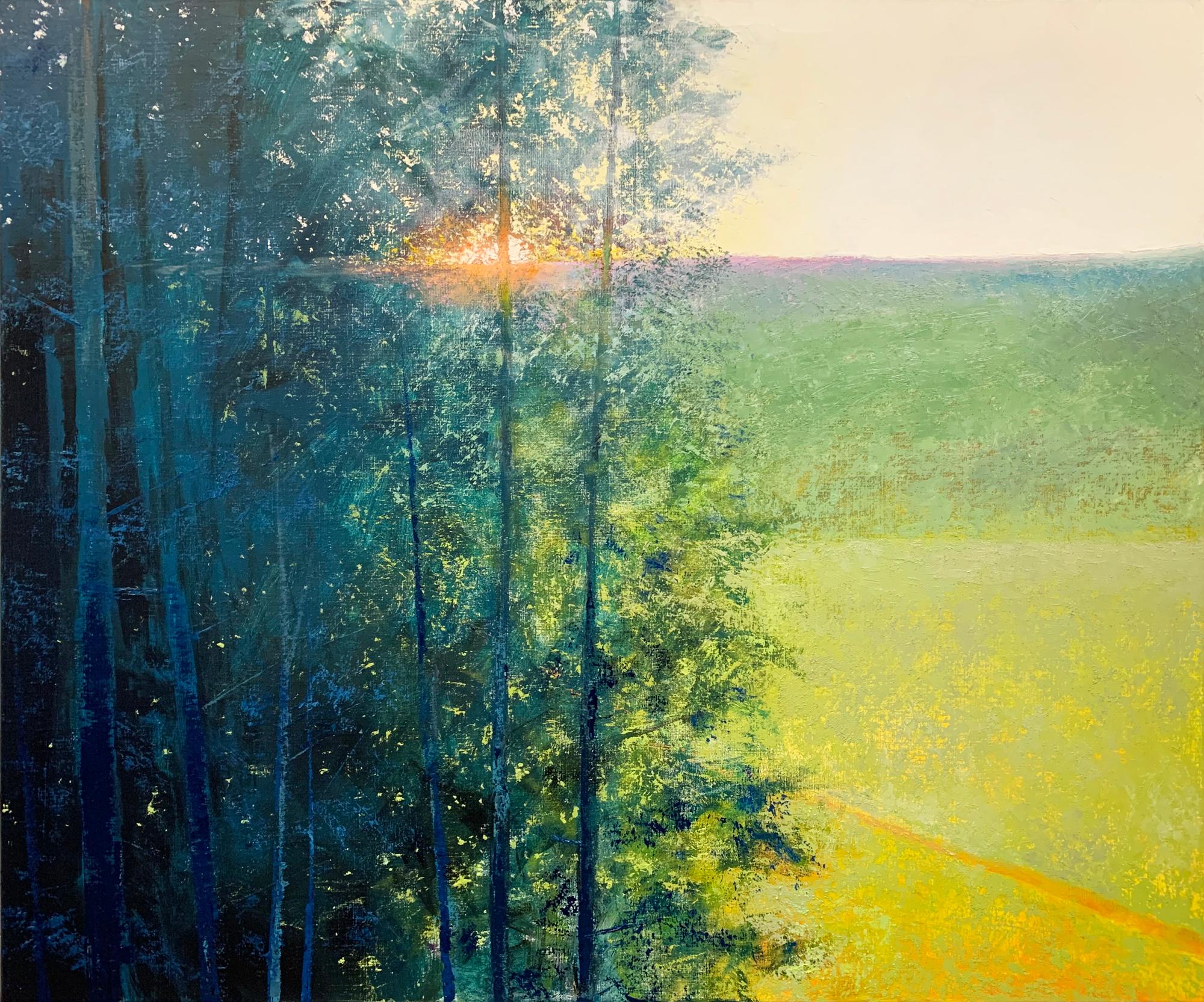 Benoît Trimborn Landscape Painting – Tabingen