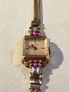 Benrus 14 Karat R/G Retro Wristwatch