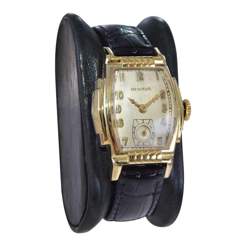 benrus art deco watch