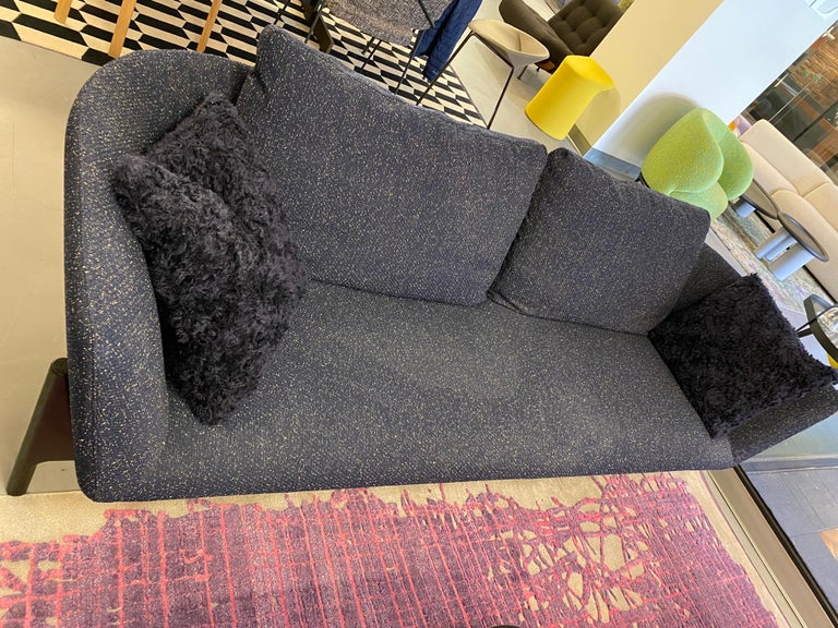 Bensen Loft Sofa Upholstered in Raf Simmons Fabric For Sale at 1stDibs