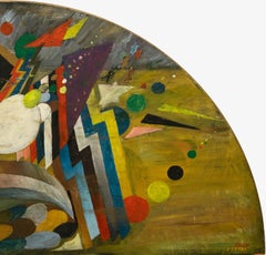 Untitled - Oil on Board by Bension Enav - 1960s