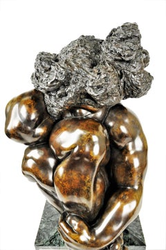 Benson A. Selzer, Woman IX, Contemporary Patinated Bronze Sculpture, 1980s
